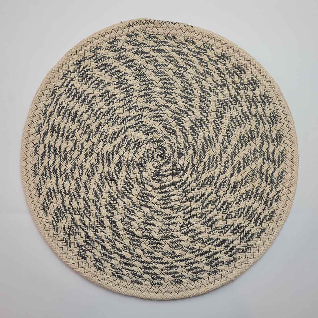 Clay Round Woven Placemat