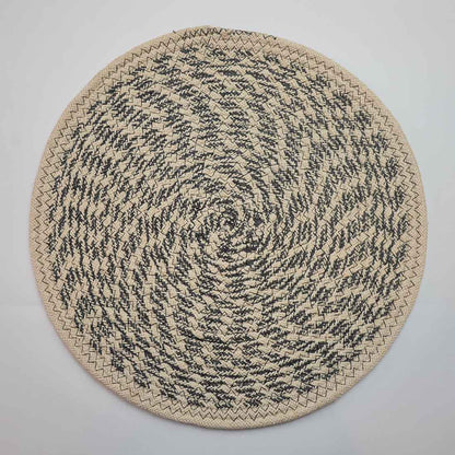 Clay Round Woven Placemat