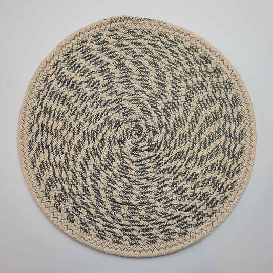 Clay Round Woven Placemat