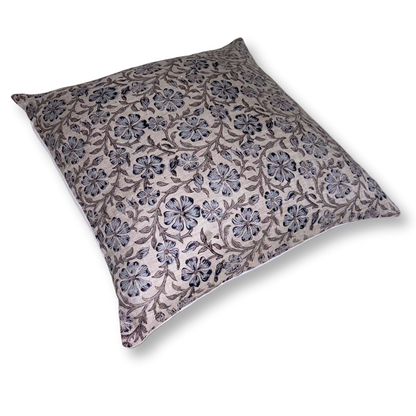 Rina Linen Block Printed Pillow Cover