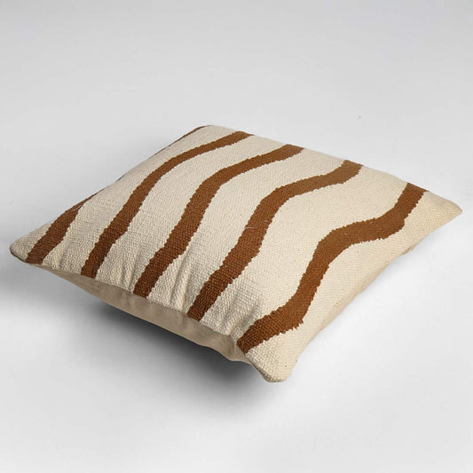 Gulra Woven Pillow Cover | Handwoven Pillow Cover | Decorative Throw Cushion