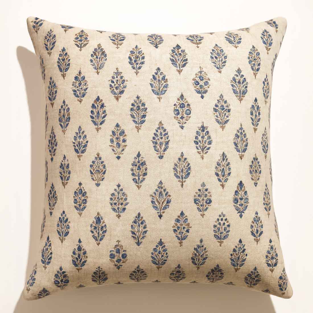 Bana Block Printed Pillow Cover