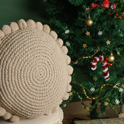 Carol Crochet Pillow Cover | Woven Home Décor | Holiday Gifting