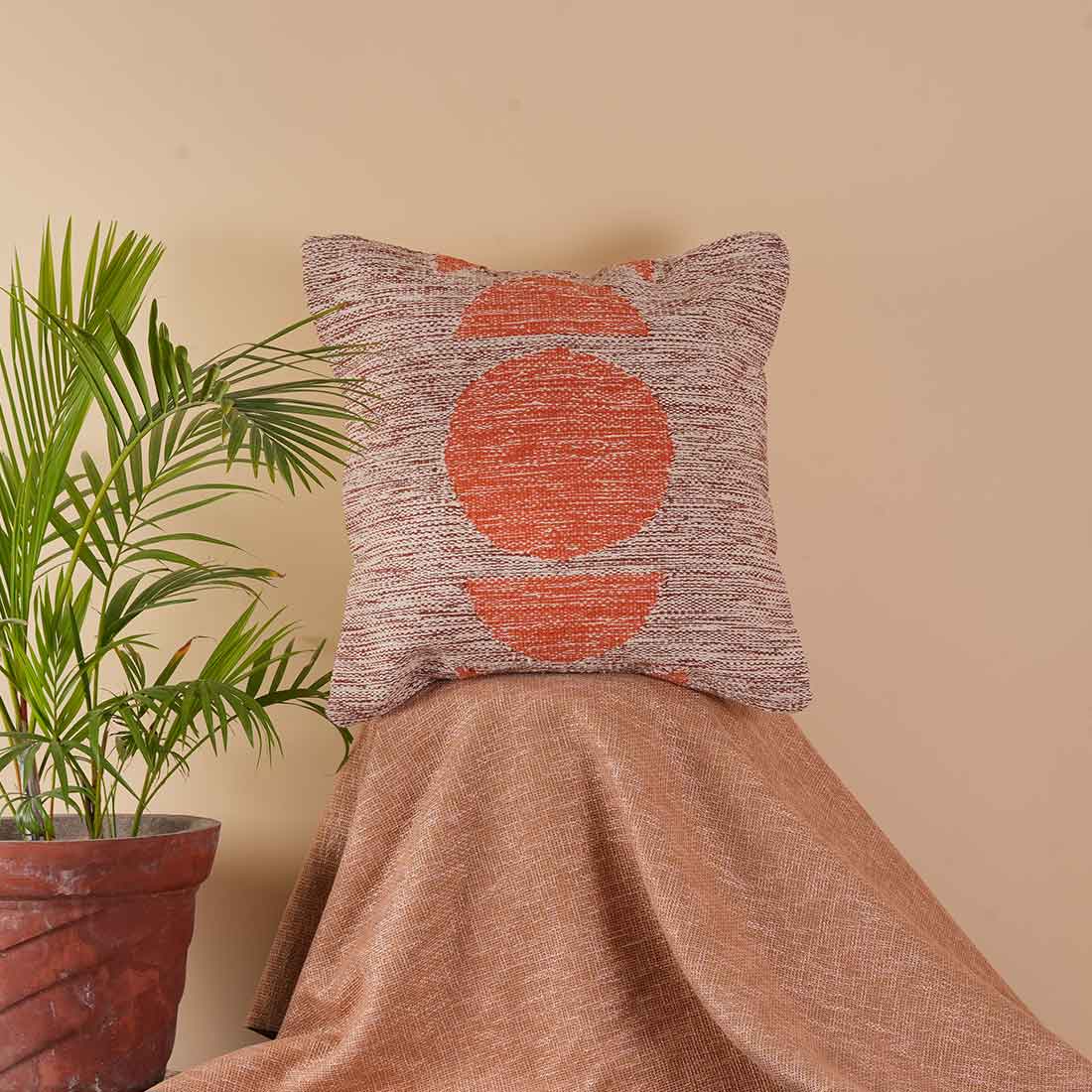 Coas Square Woven Pillow Cover