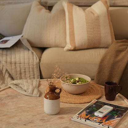 Fleec Solid Quilted Throw