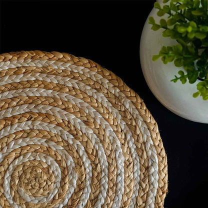 TARAH – Handwoven Round Jute Placemat