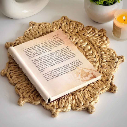 BohoBraids Jute Coaster – 6" Handcrafted Classic