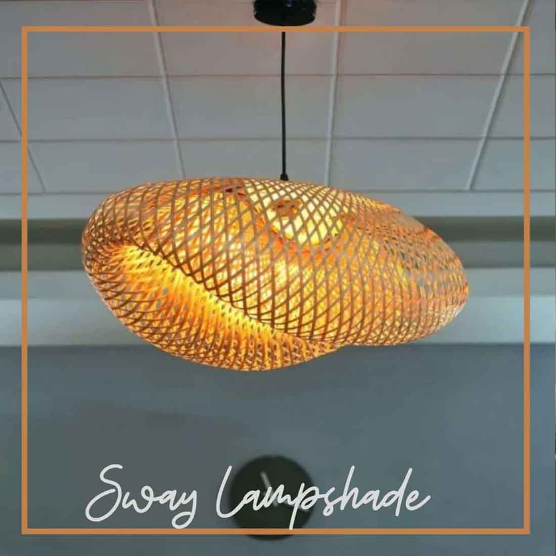 SWAY Shaped Lampshade (Without Electrical Accessories)