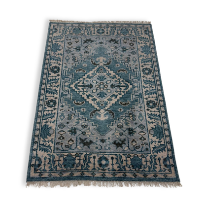Olivia Hand-Knotted Oushak Rug | Hand-woven Wool Rug