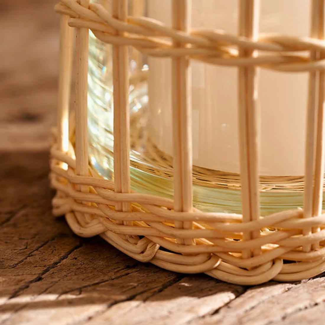 Cane Candle Holder