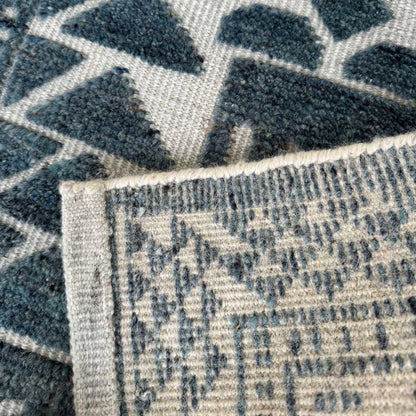 Nyrax Hand Knotted Abstract Geometric Rug