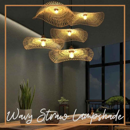Wavy Straw Lampshade