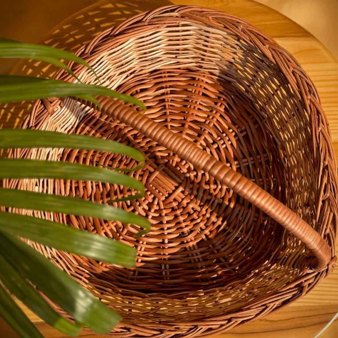 Heartsong Willow Basket Set - With Handles (Set of 3)