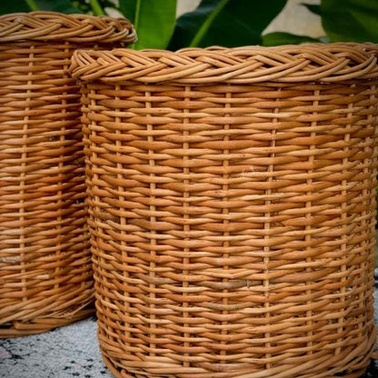 Rop Woven Round Planter