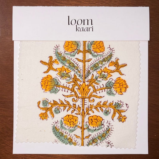 Tanva Block Print Cotton Fabric