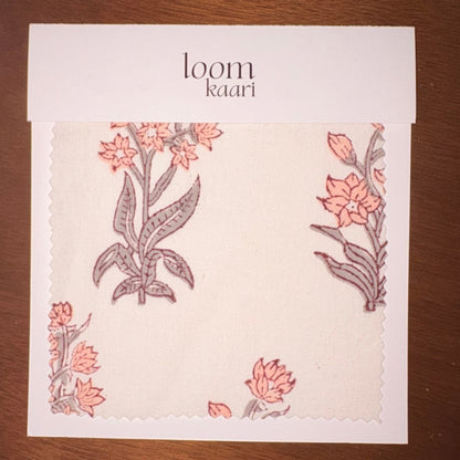 Araya Cotton 44" Block-Printed Buta Upholstery Fabric