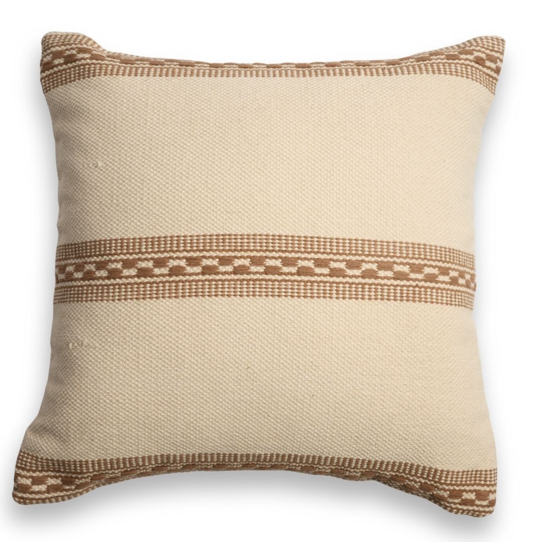 Fuzy Square Woven Pillow Cover