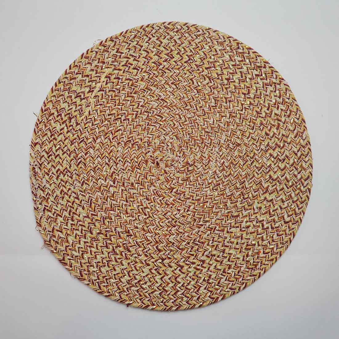 Wren Round Woven Placemat