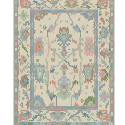 Dryst Hand Knotted Oushak Rug