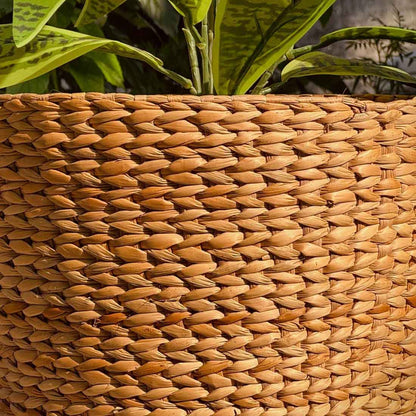 Ketu Round Woven Planter
