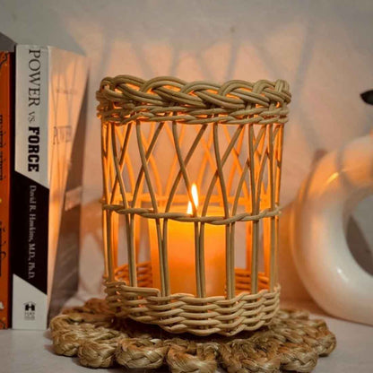 Cane Candle Holder