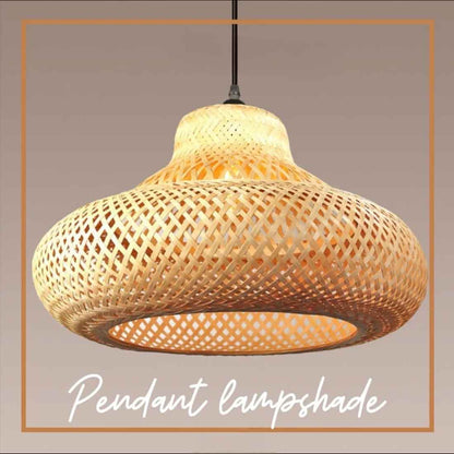 Hanging Natural Lampshade (Without Electrical Accessories)