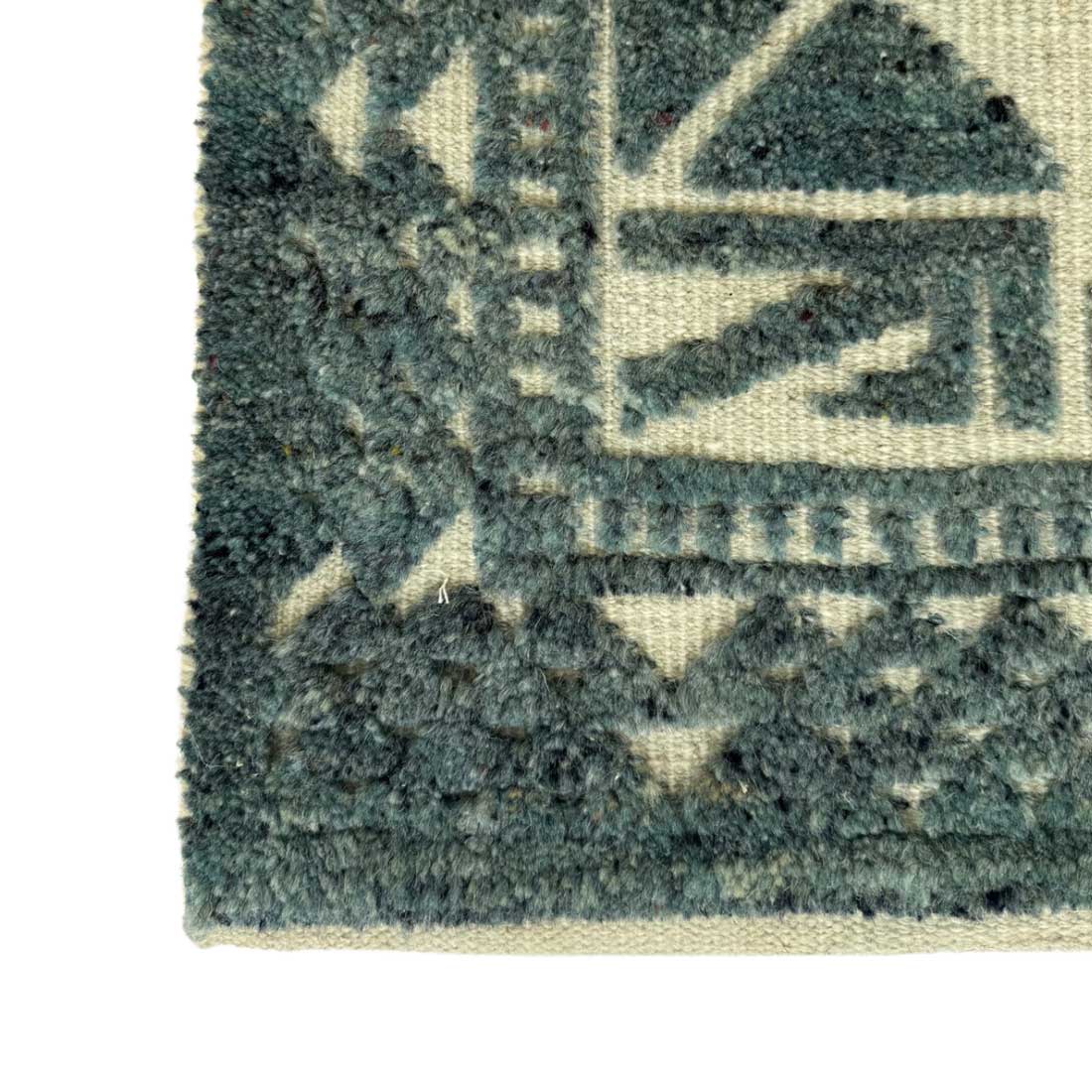 Nyrax Hand Knotted Abstract Geometric Rug