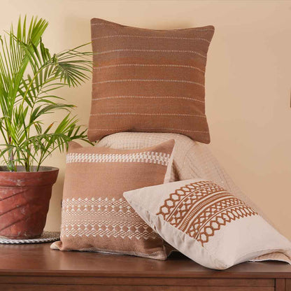 Nest Square Woven Pillow Cover