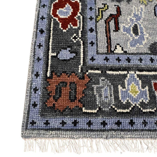 Vorti Hand Knotted Oushak Rug