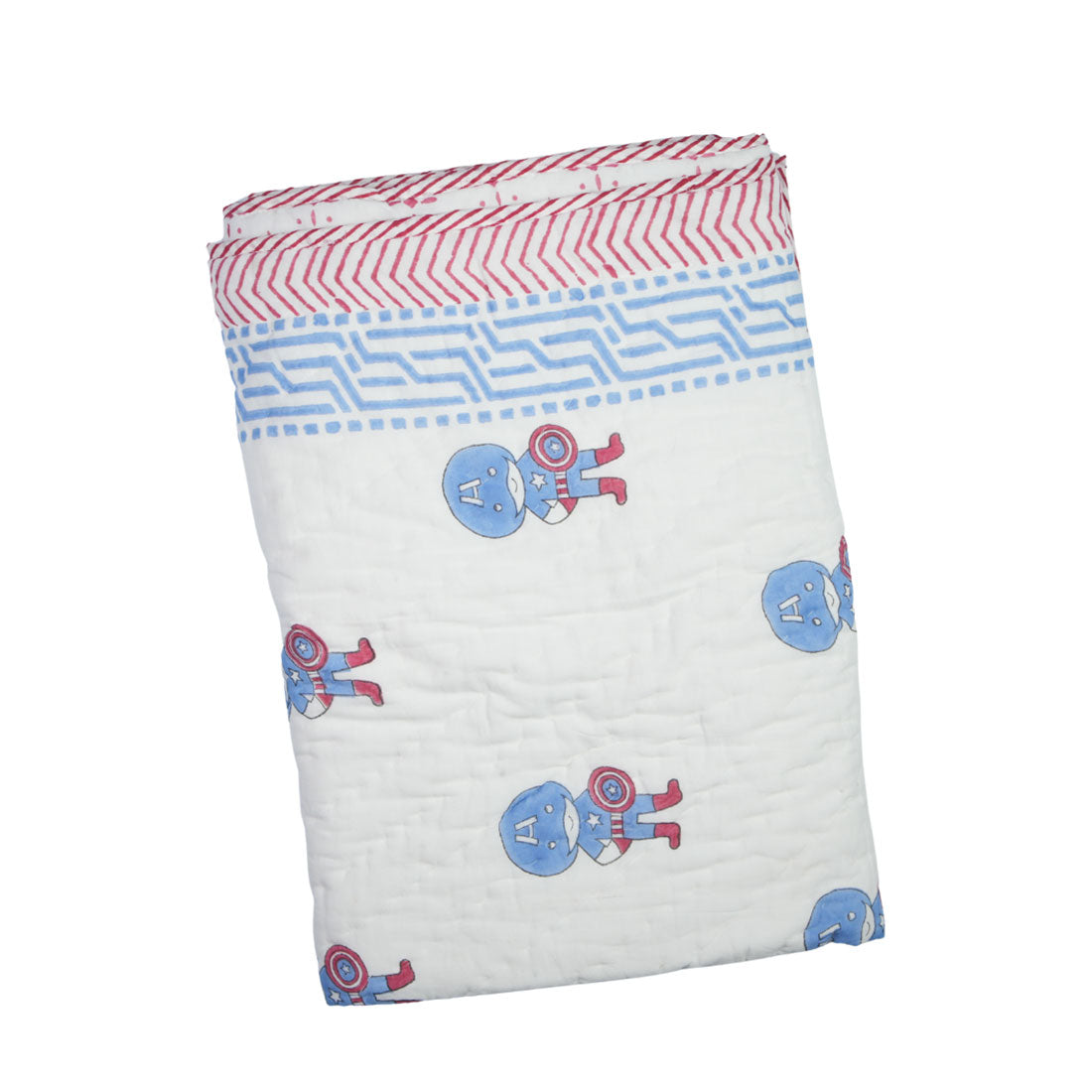 Puffy  Printed Baby Quilt