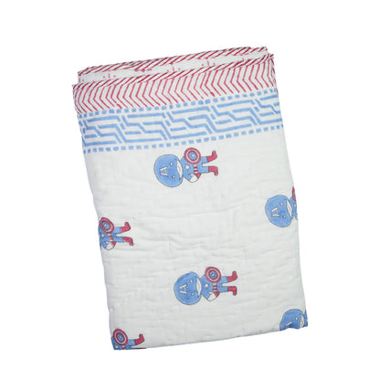 Puffy  Printed Baby Quilt