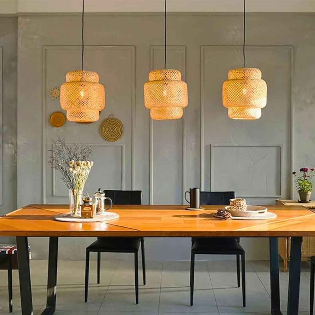 Three Stage Lampshade - Natural (Without Electrical Accessories)