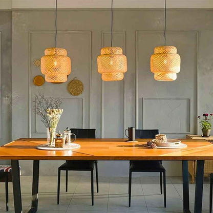 Three Stage Lampshade - Natural (Without Electrical Accessories)