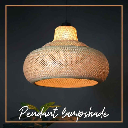 Hanging Natural Lampshade (Without Electrical Accessories)