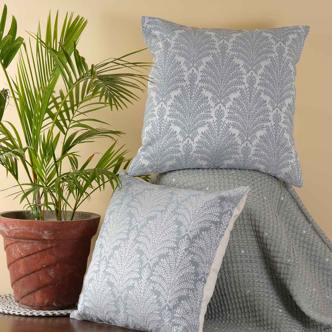 Beam Jacquard Woven Pillow Cover