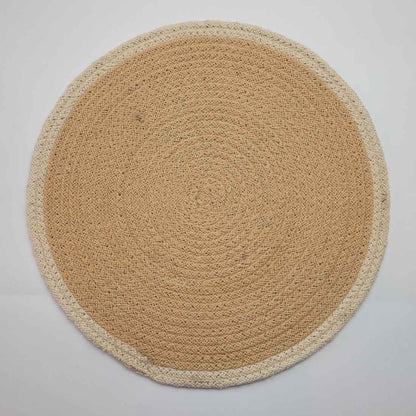 Moss Round Woven Placemat