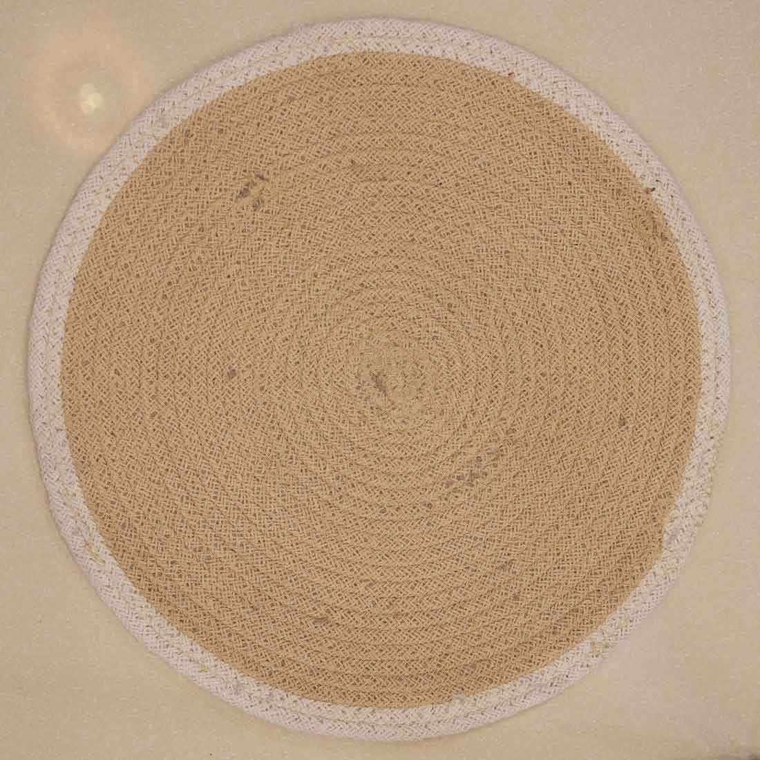 Moss Round Woven Placemat