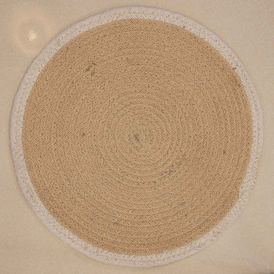 Moss Round Woven Placemat