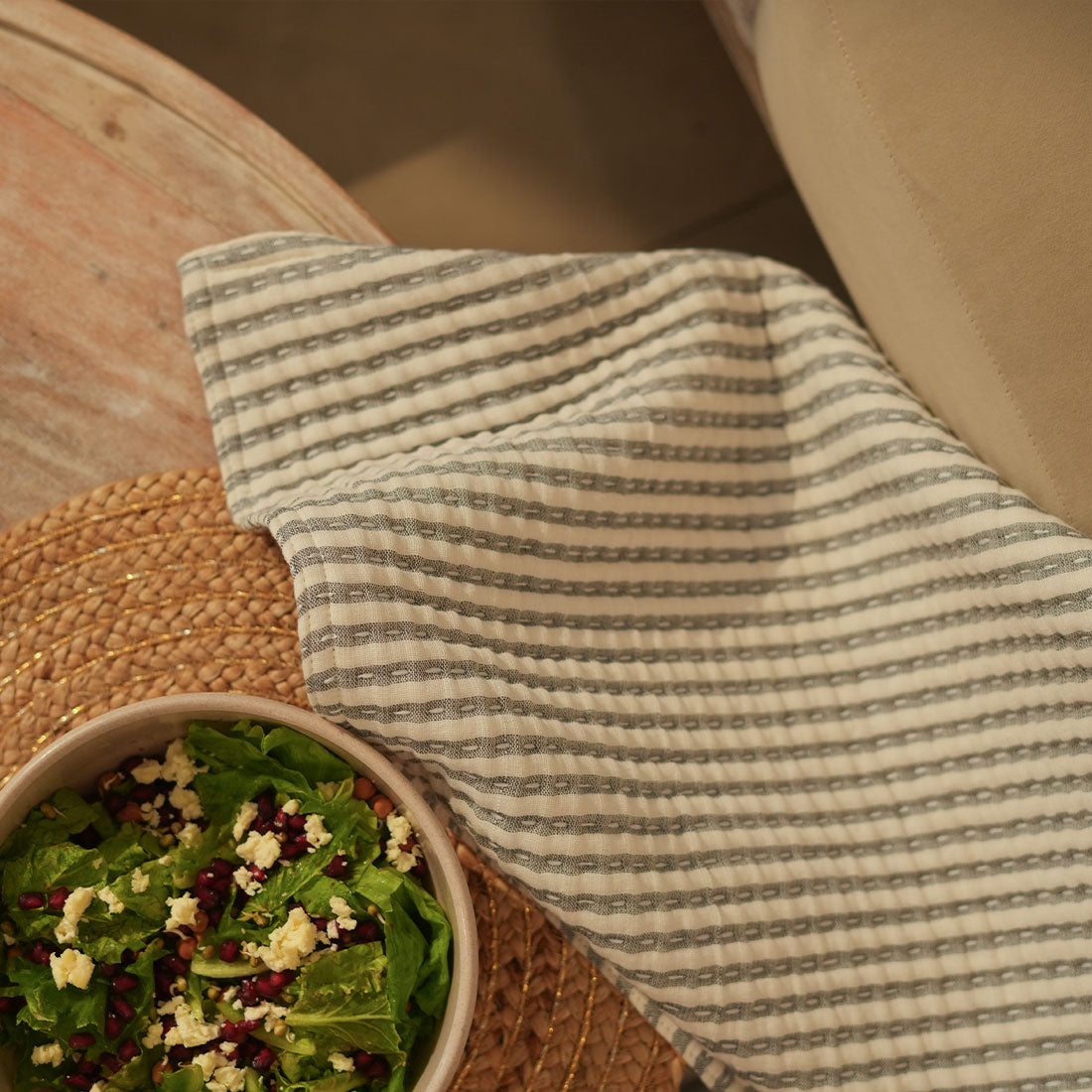 Cozra Solid Quilted Throw