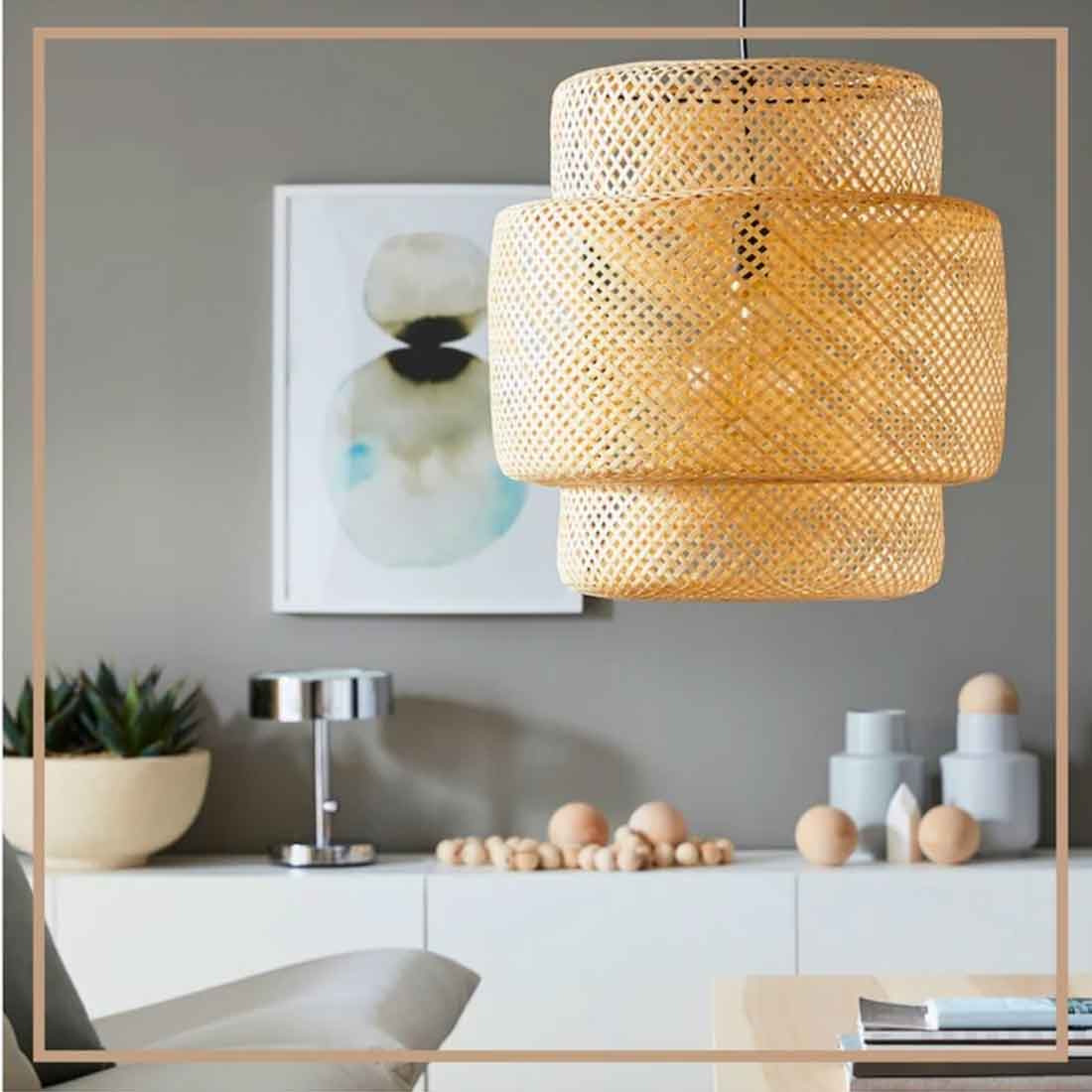 Three Stage Lampshade - Natural (Without Electrical Accessories)