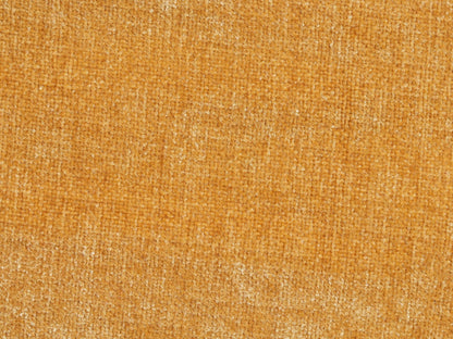Close-up of a textured orange fabric surface