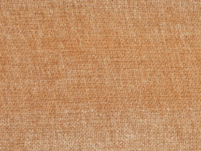 Close-up of a textured brown fabric surface