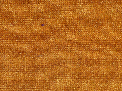 Close-up of a textured orange fabric surface