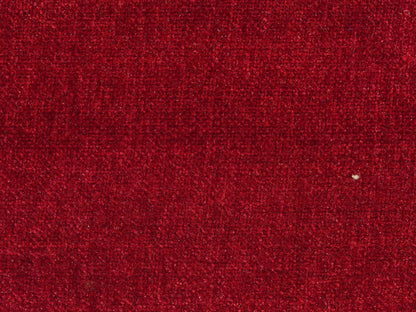Close-up of a textured red fabric surface