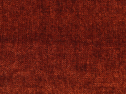 Close-up of a textured red-brown fabric surface