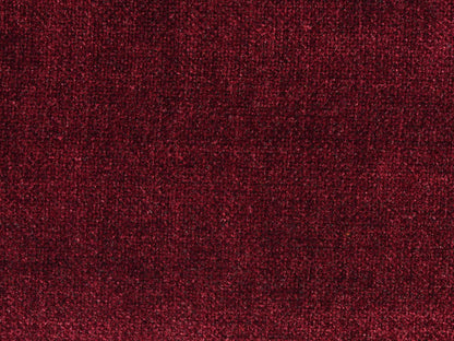 Close-up of a textured red fabric surface