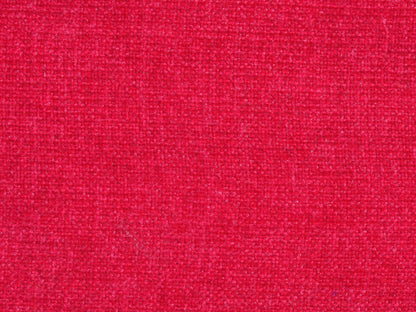 Close-up of a textured red fabric surface