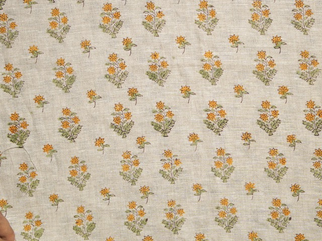 Aarvi Block Printed Fabric