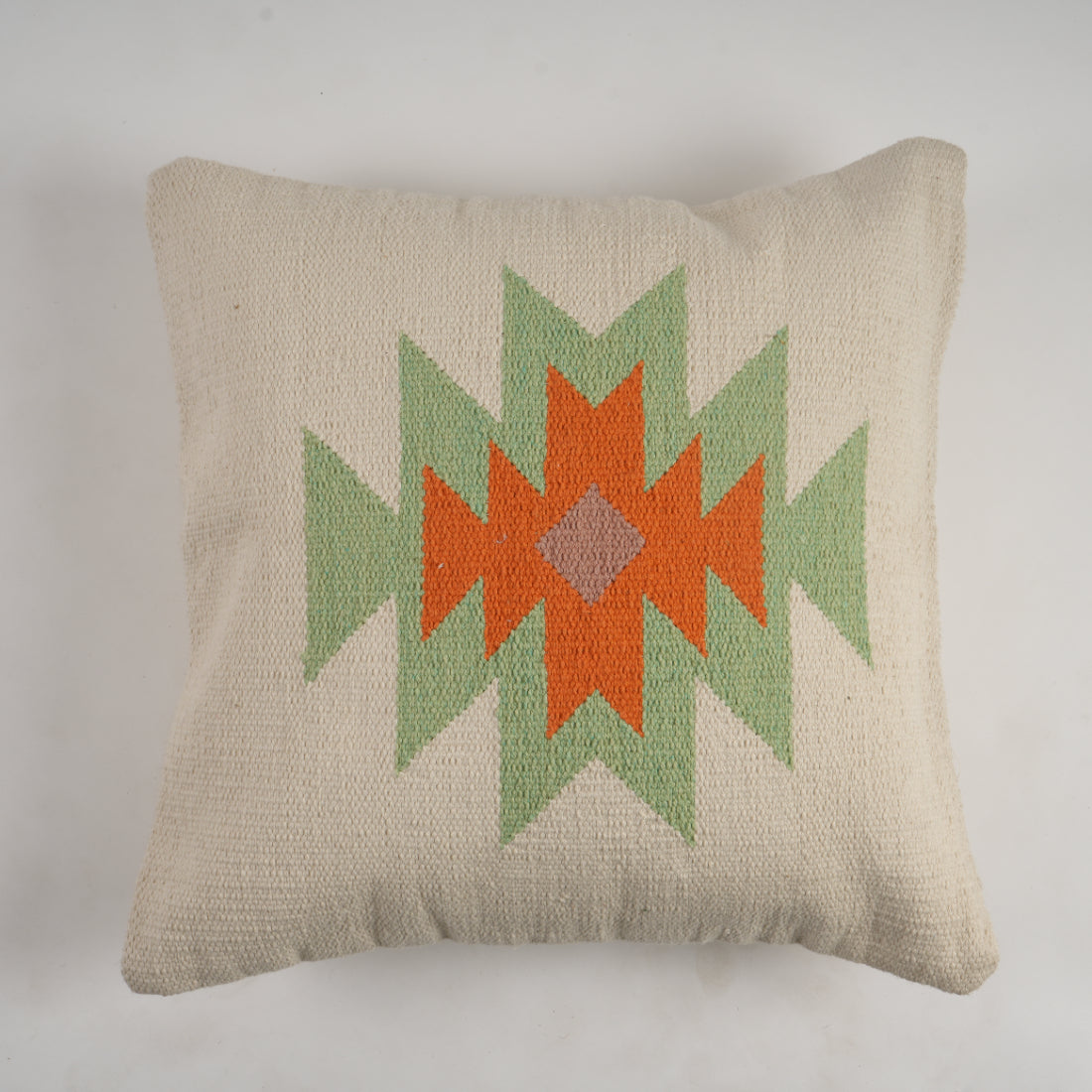 Golden Thread Square Woven Pillow Cover