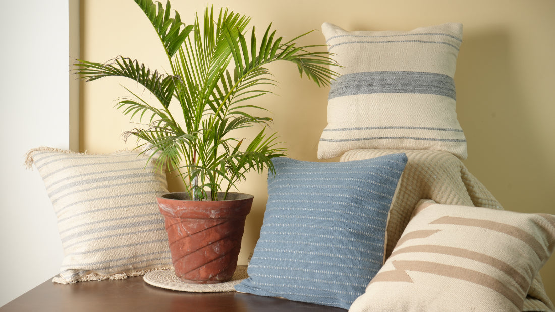 Crystal Weave Square Woven Pillow Cover